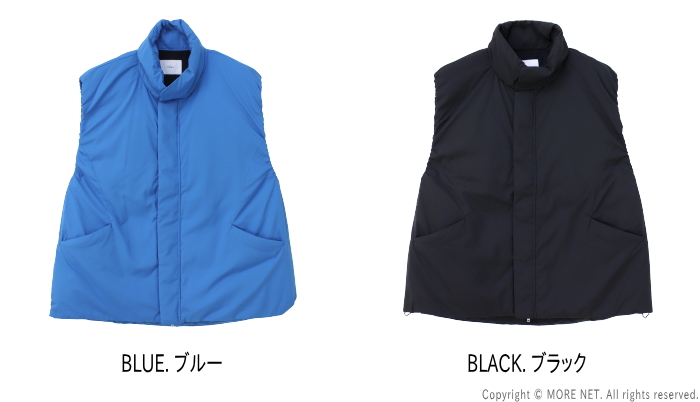 miffew（ミフュー） スタンドカラーダウンベスト FEW23WJK5112L 日本製