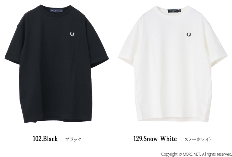 FRED PERRY フレッドペリー クルーネックTシャツ G1142 半袖