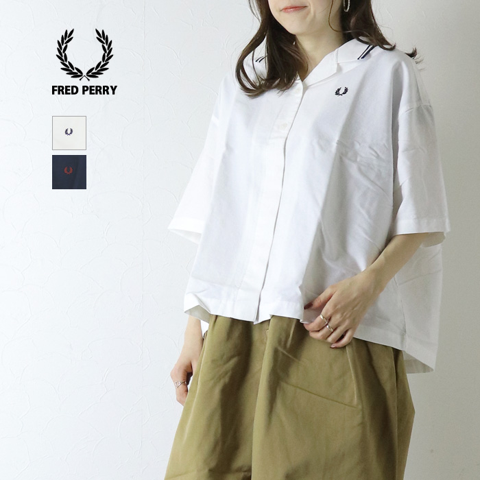 FRED PERRY（フレッドペリー） ティップドプラケットディテールシャツ