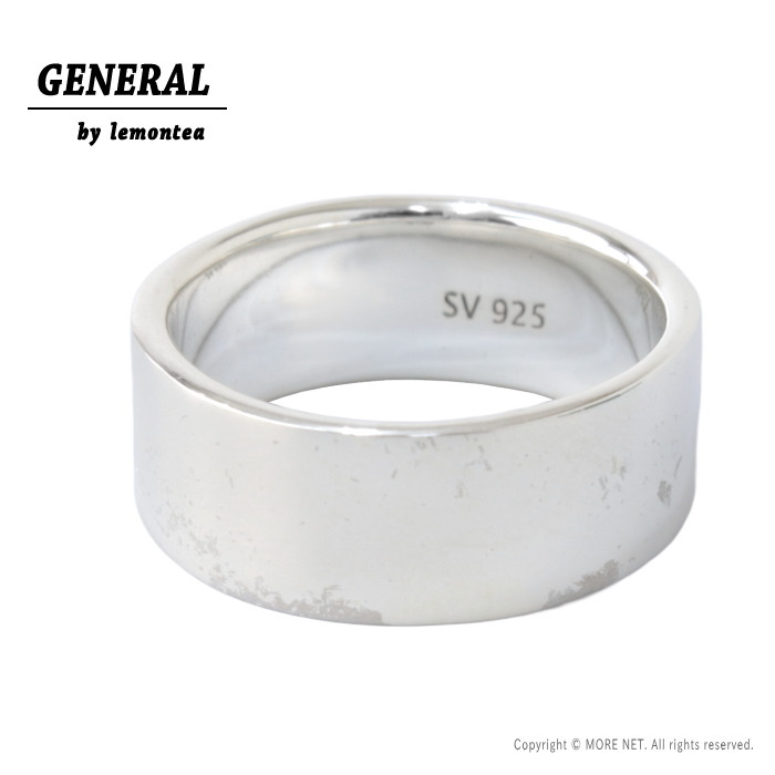 ジェネラルバイレモンティー General by Lemontea 925シルバープレーンリング GEN-007 メンズ 日本製 18-20号 2025春夏 | 