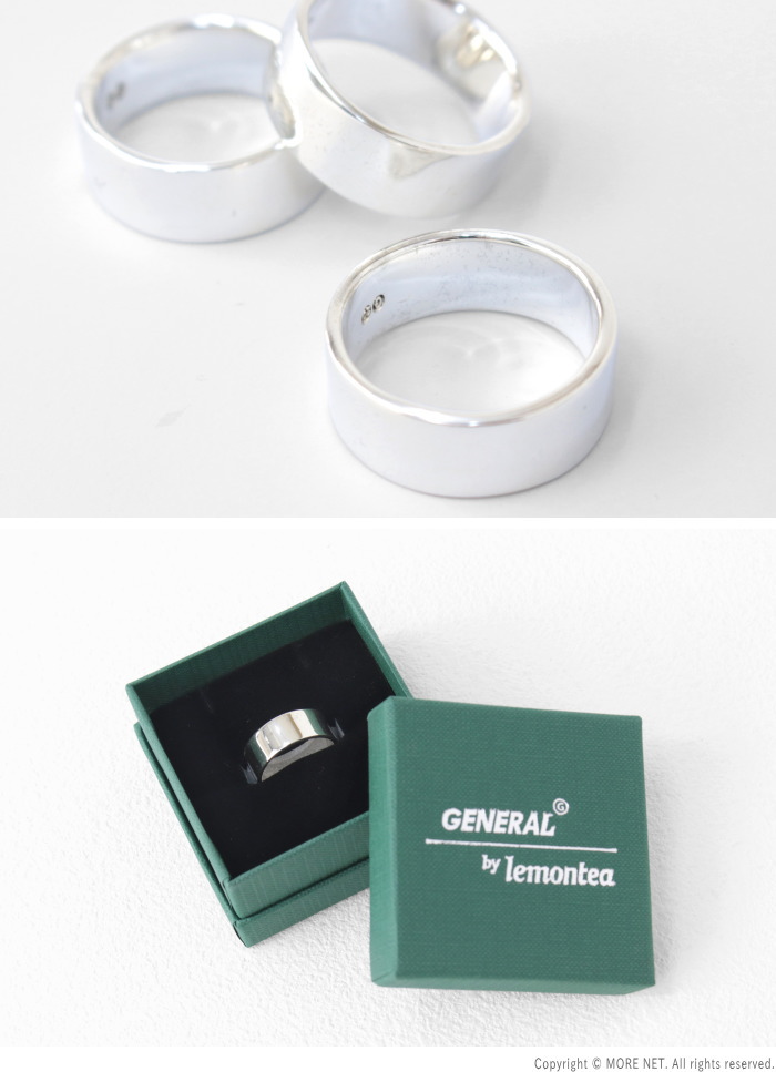 ジェネラルバイレモンティー General by Lemontea 925シルバープレーンリング GEN-007 メンズ 日本製 18-20号 2025春夏 |  | 06