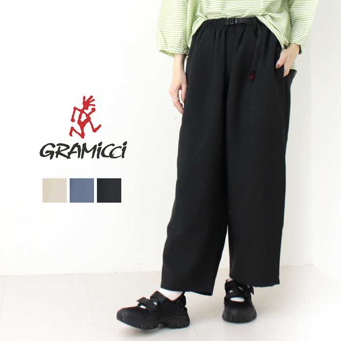 グラミチ GRAMICCI リネンブレンドバルーンパンツ GLP5-SJP14 ワイド 無地 ロゴ ボトム レディース 2025春夏 /返品・交換不可/SALE セール | GRAMICCI