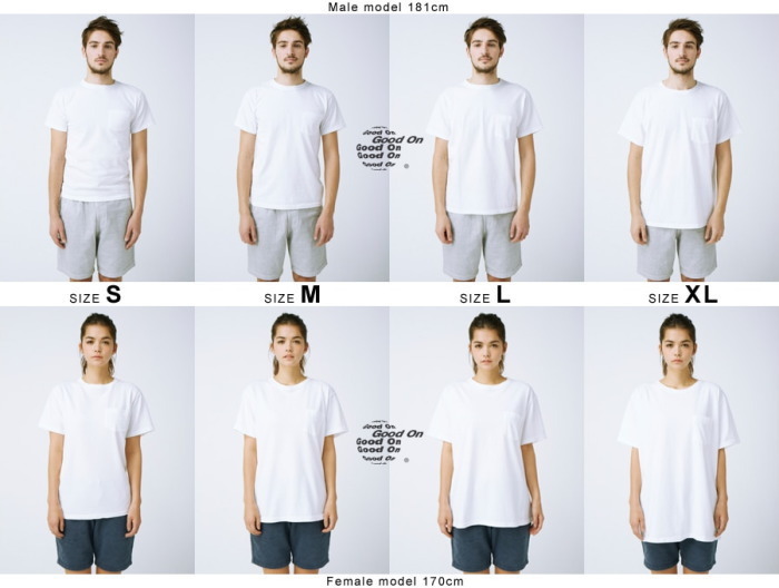 グッドオン Good On ショートスリーブクルーTシャツ GOST-701 日本製 メンズ アメリカ製 レディース 半袖 無地 2025春夏 | GOOD ON | 20