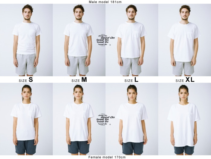 グッドオン Good On ショートスリーブポケットTシャツ GOST0903 日本製 半袖 無地 レディース | GOOD ON | 22