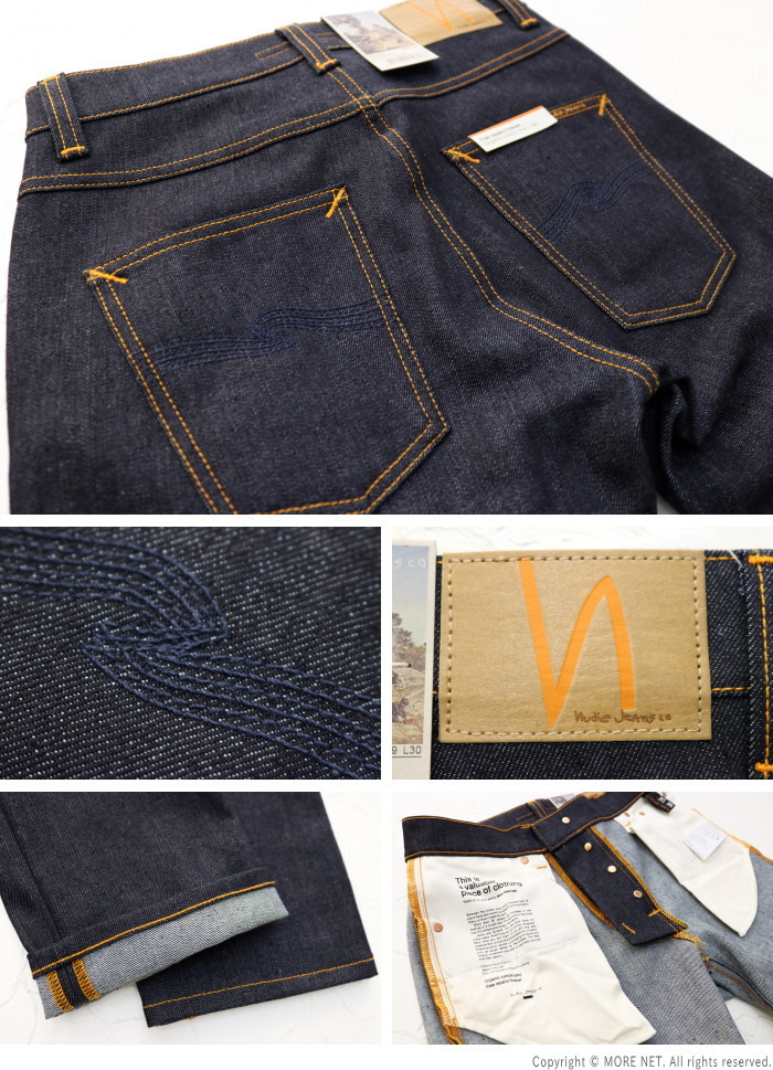 ヌーディージーンズ NUDIE JEANS ストレートスリムフィット GRIM TIM