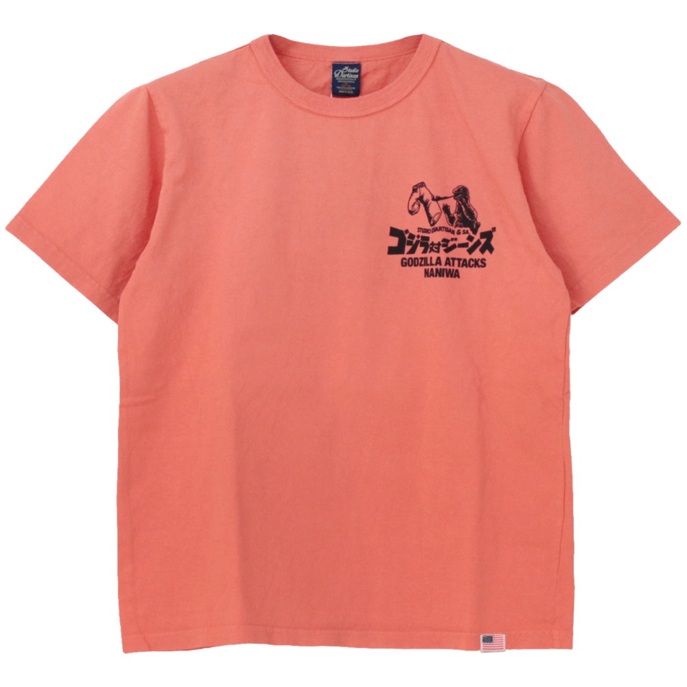 ステュディオ・ダルチザン STUDIO D'ARTISAN ゴジラコラボTシャツ GZ-016 メンズ 日本製 半袖 ゴジラ対ジーンズ 2025春夏 | STUDIO D'ARTISAN | 10