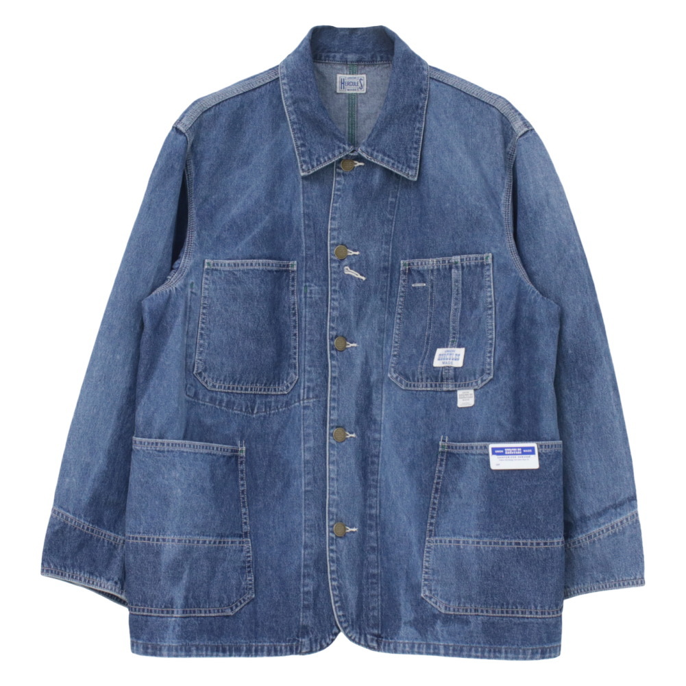 ユニオンヘラクレスメイド UNION HERCULES MADE チョアジャケット HE251L01 メンズ レディース デニム Wブリーチ 2025春夏 | Johnbull | 06
