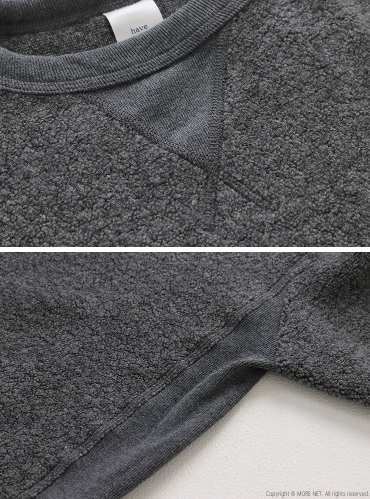HAVE A GOOD DAY（ハブアグッドデイ） ウールパイルプルオーバーニット