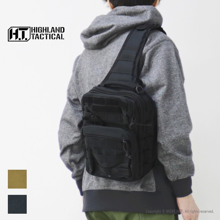 ハイランドタクティカル HIGHLAND TACTICAL スリングパック EAGLE HL BP 13 メンズ レディース ミリタリー ワンソルダー :hl bp 13:モアネット casual select