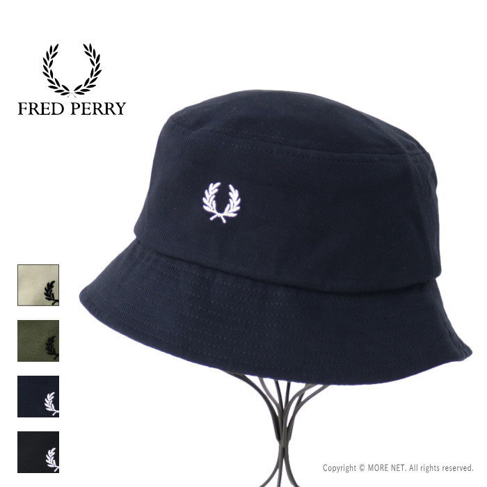 フレッドペリー FRED PERRY ピケバケットハット HW5650 メンズ レディース 帽子 バケハ ワンポイント ロゴ ローレル刺繍｜more-net2｜07