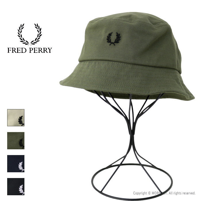 フレッドペリー FRED PERRY ピケバケットハット HW5650 メンズ レディース 帽子 バケハ ワンポイント ロゴ ローレル刺繍｜more-net2