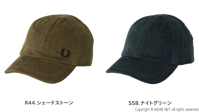 フレッドペリー FRED PERRY デュアルブランデッド ワッフルコーデュロイキャップ HW6686 メンズ レディース 帽子 ロゴ ローレル刺繍 | FRED PERRY | 03