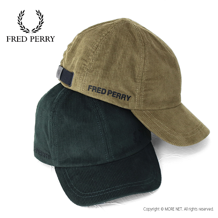 フレッドペリー FRED PERRY デュアルブランデッド ワッフルコーデュロイキャップ HW6686 メンズ レディース 帽子 ロゴ ローレル刺繍 | FRED PERRY | 04