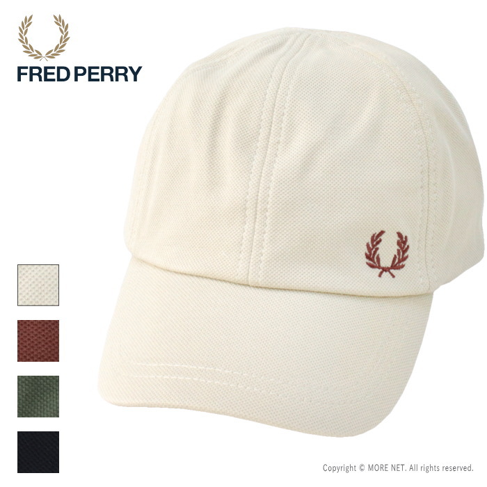 フレッドペリー FRED PERRY ピケクラシックキャップ HW6726 メンズ レディース 帽子 ワンポイント ローレル刺繍 | FRED PERRY | 04