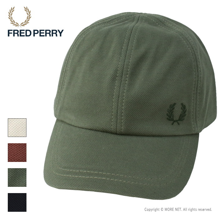 フレッドペリー FRED PERRY ピケクラシックキャップ HW6726 メンズ レディース 帽子 ワンポイント ローレル刺繍 | FRED PERRY