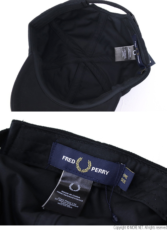 フレッドペリー FRED PERRY ピケクラシックキャップ HW6726 メンズ レディース 帽子 ワンポイント ローレル刺繍 | FRED PERRY | 08
