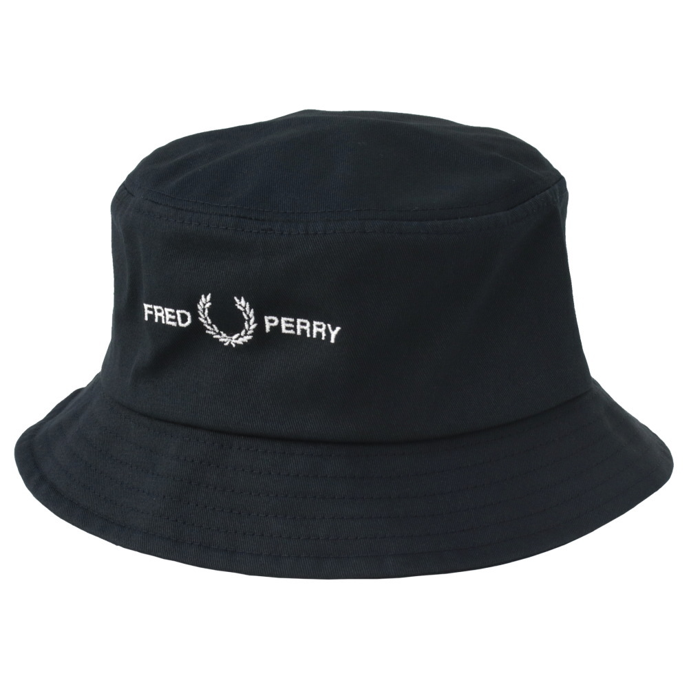 フレッドペリー FRED PERRY ブランデッドツイルバケットハット HW9666 メンズ レディース 帽子 刺繍 2025春夏 | FRED PERRY | 07