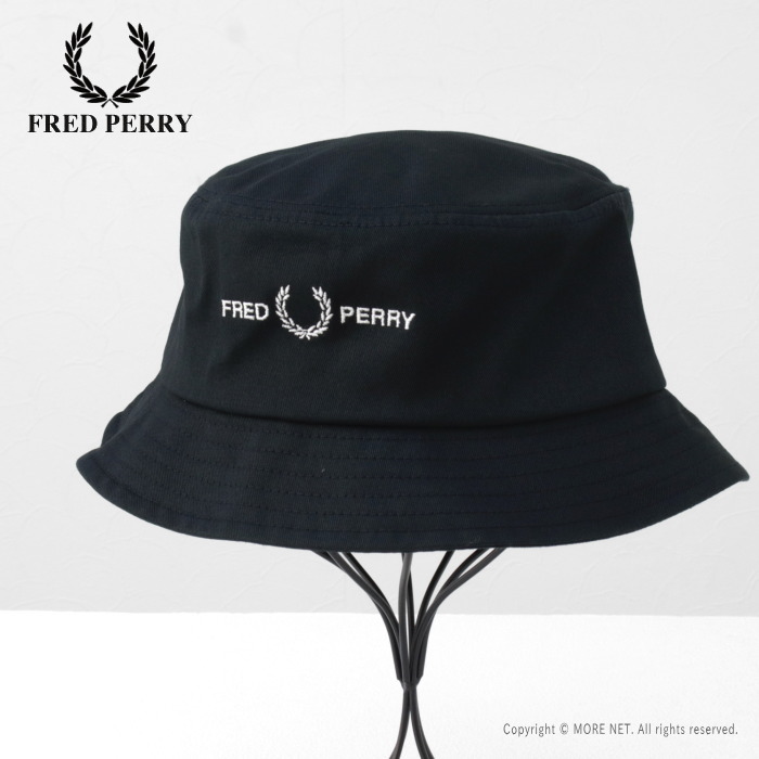 フレッドペリー FRED PERRY ブランデッドツイルバケットハット HW9666 メンズ レディース 帽子 刺繍 2025春夏 | FRED PERRY | 03