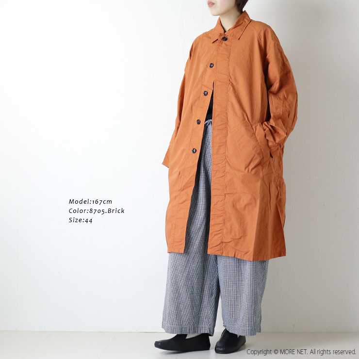 186000 HTS　HARROW TOWN STORES ロングコート L ベージュ コットン/麻 レディース [250304HM130337] HARROW TOWN STORES ハロータウンストアーズ HARROW TOWN STORES/HTS