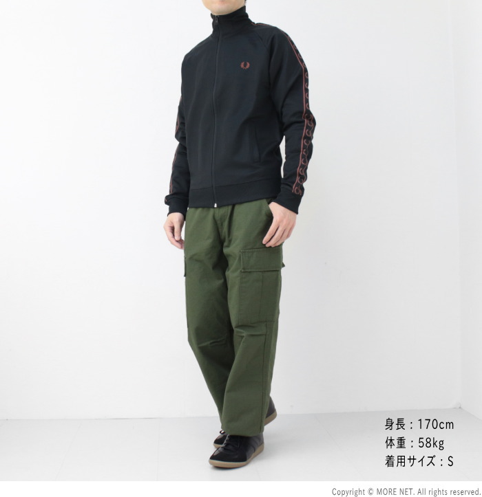 フレッドペリー FRED PERRY コントラストテープ トラックジャケット