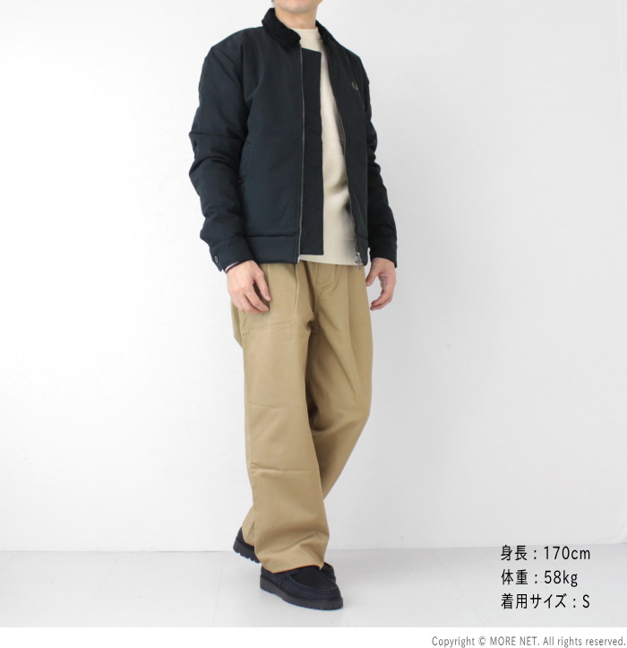 FRED PERRY（フレッドペリー） コーデュロイ襟 中綿ジャケット COTTON