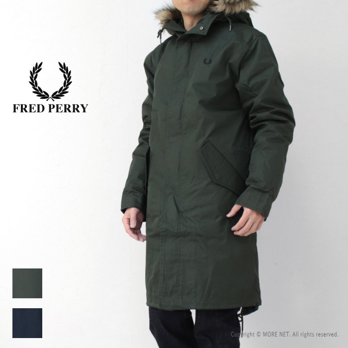 フレッドペリー FRED PERRY ジップインライナー フィッシュテールパーカー J8570 メンズ モッズコート 3WAY 2024秋冬  メンズファッション