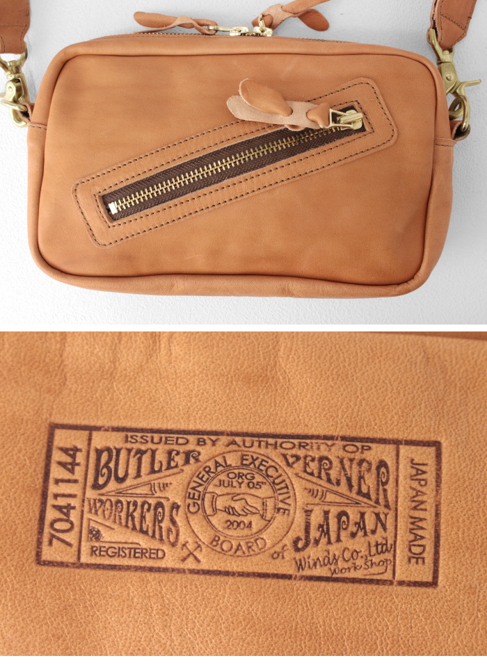 バトラーバーナーセイルズ Butler Verner Sails 馬革スクエアジップショルダー JA-2427-33 メンズ レディース 鞄 2025春夏 | Butler Verner Sails | 05