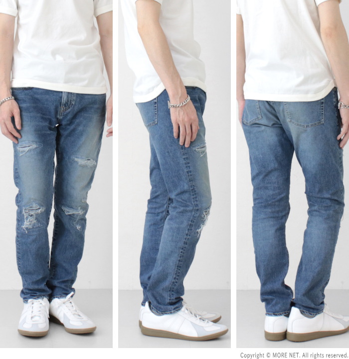 ジャパンブルージーンズ JAPAN BLUE JEANS アルティメットストレッチデニム ダメージジーンズ JBAG1322-S01 メンズ 日本製 スリム リメイク加工 2025春夏 | JAPAN BLUE JEANS | 08