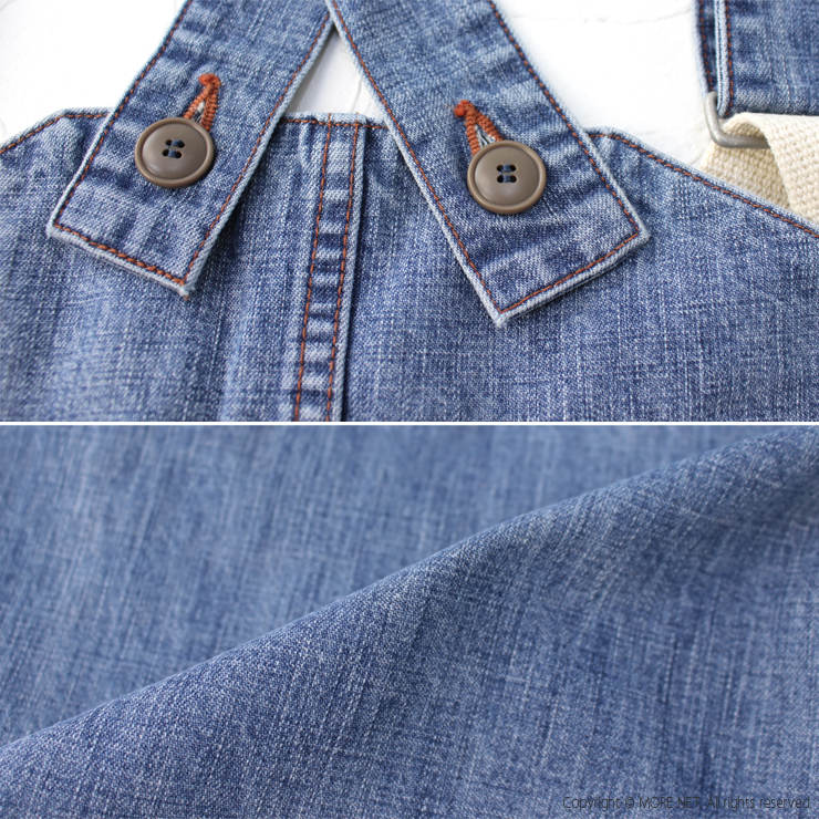 SALE セール/ジョンブル JOHNBULL 10ozジンバブエデニムサスペンダーパンツ JL241P21 日本製 ワイド レディース ボトム /返品・交換不可 | Johnbull | 12