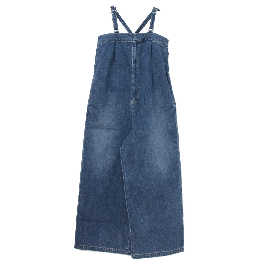 ジョンブル JOHNBULL デニムタックベアサロペット JL251P21 日本製 オーバーオール ワイド パンツ ロング丈 ボトム 2025春夏 /返品・交換不可/SALE セール | Johnbull | 01
