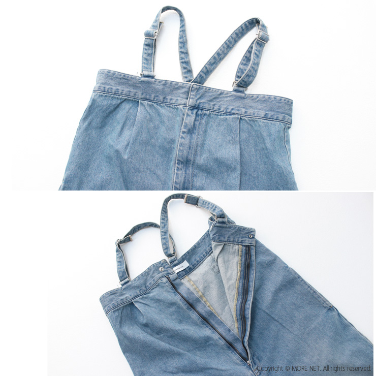 ジョンブル JOHNBULL デニムタックベアサロペット JL251P21 日本製 オーバーオール ワイド パンツ ロング丈 ボトム 2025春夏 /返品・交換不可/SALE セール | Johnbull | 07