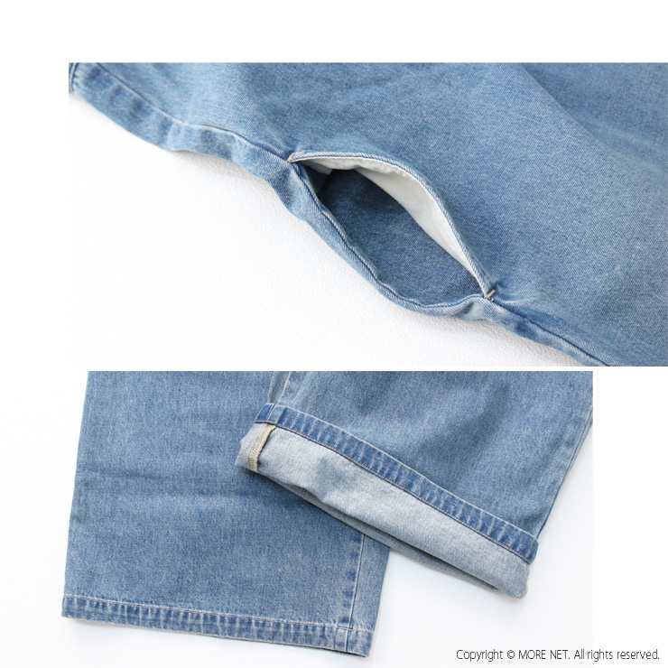 ジョンブル JOHNBULL デニムタックベアサロペット JL251P21 日本製 オーバーオール ワイド パンツ ロング丈 ボトム 2025春夏 /返品・交換不可/SALE セール | Johnbull | 08