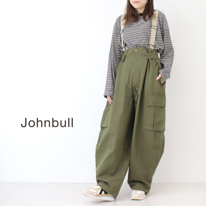 Johnbull（ジョンブル） ミリタリーサロペット JL253P09 ワイド カーゴ