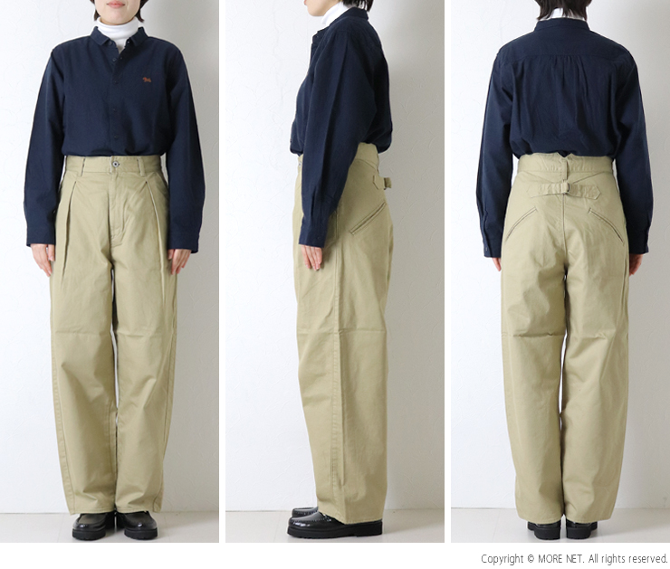 Johnbull（ジョンブル） チノカーブパンツ JL254P12 日本製 ワイド