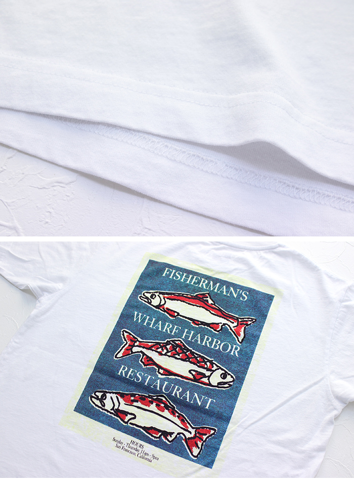 ジョンブル JOHNBULL ポケット付きプリントTシャツ  JM233C28 メンズ 半袖 FISH /返品・交換不可/SALE セール | Johnbull | 05