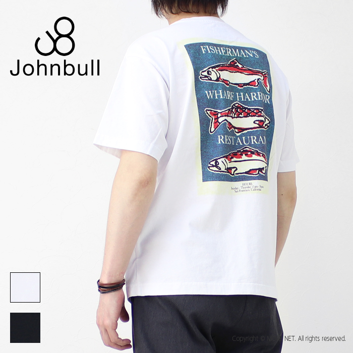 ジョンブル JOHNBULL ポケット付きプリントTシャツ  JM233C28 メンズ 半袖 FIS...