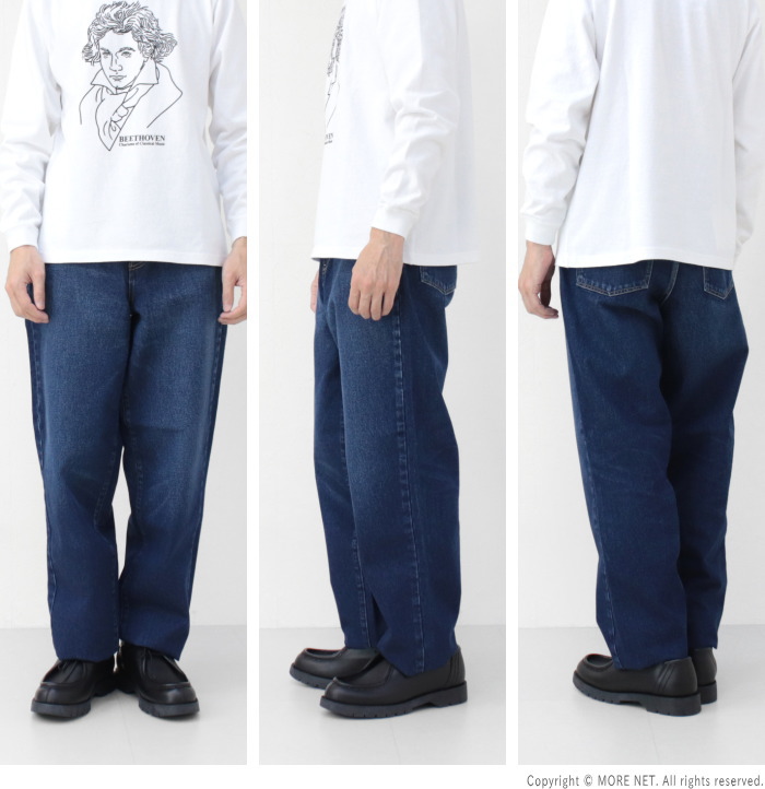 ジョンブル JOHNBULL ワイドテーパード5pジーンズ JM243P02 メンズ 日本製 13.5オンス ユーズド /返品・交換不可/SALE セール 爆買 | Johnbull | 08