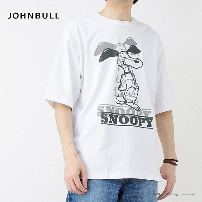 ジョンブル JOHNBULL ピーナッツコラボ スヌーピープリントTシャツ JT242C01 メンズ...