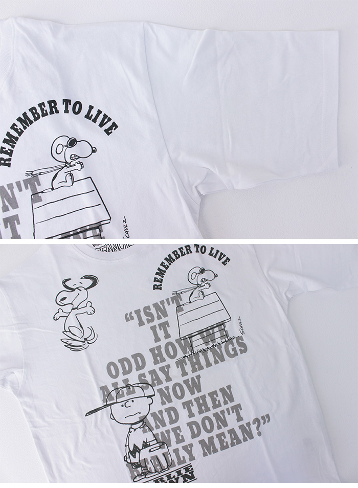 ジョンブル JOHNBULL ピーナッツコラボ コラージュプリントTシャツ JT251C51 メンズ スヌーピー 半袖 2025春夏 | Johnbull | 04