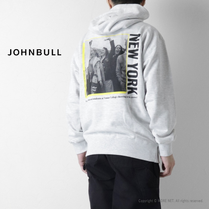 ジョンブル JOHNBULL LIFEコラボスウェットパーカー JT254C14 メンズ レディース プルオーバー Johnbull（ジョンブル） JOHNBULL LIFEコラボスウェットパーカー