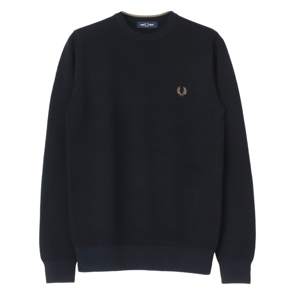 FRED PERRY（フレッドペリー） ピケクルーネックニット K1309 メンズ