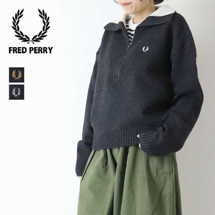 FRED PERRY（フレッドペリー） ハーフジップニットジャンパー K3142