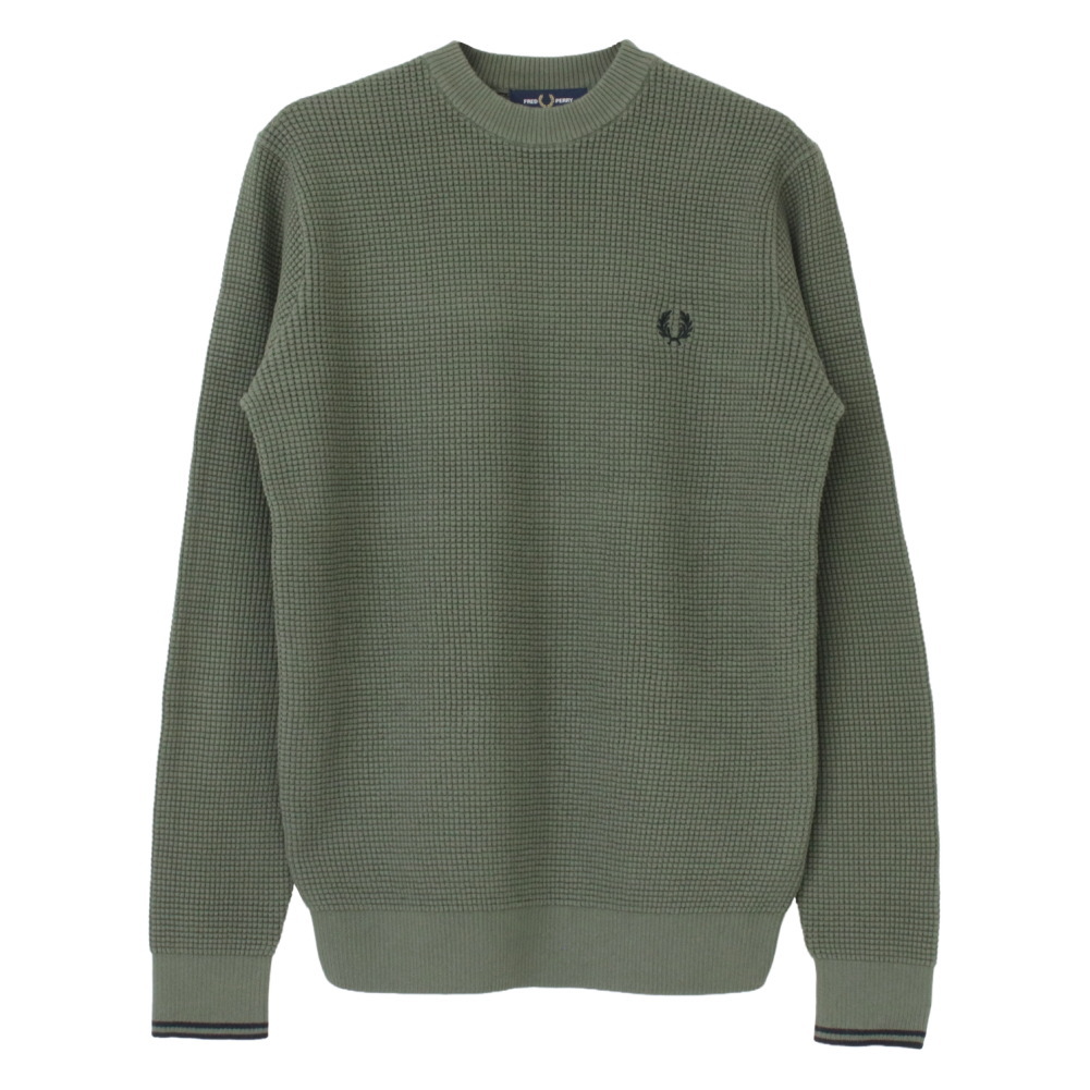 FRED PERRY（フレッドペリー） コットンワッフルニット K6507 メンズ