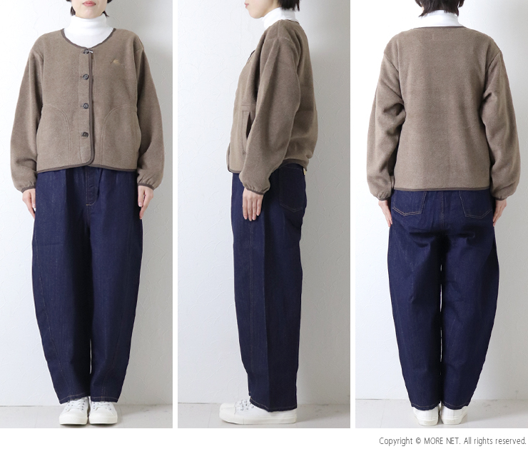 KELTY（ケルティ） パフリースカーディガン KE25212067 クルーネック