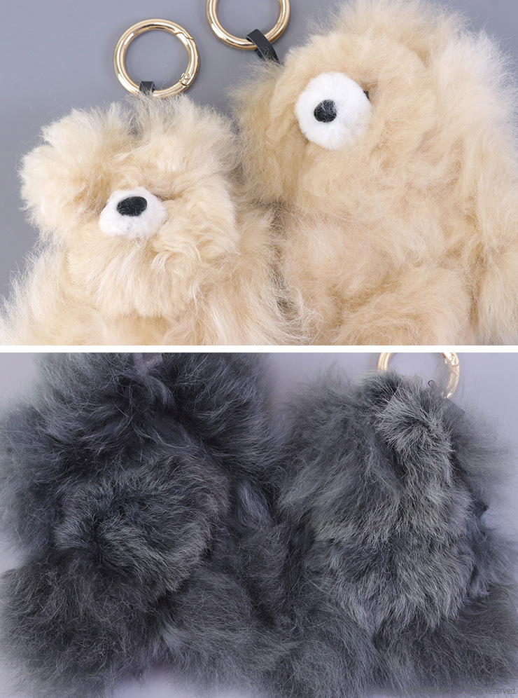 COSY コージー ベビーアルパカ 小さなクマのキーリング KH-EV-SB 熊