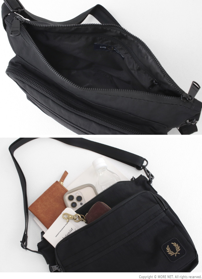 フレッドペリー FRED PERRY クロスボディーバッグ L1193  メンズ レディース ショルダー ナイロン 2025秋冬 | FRED PERRY | 06