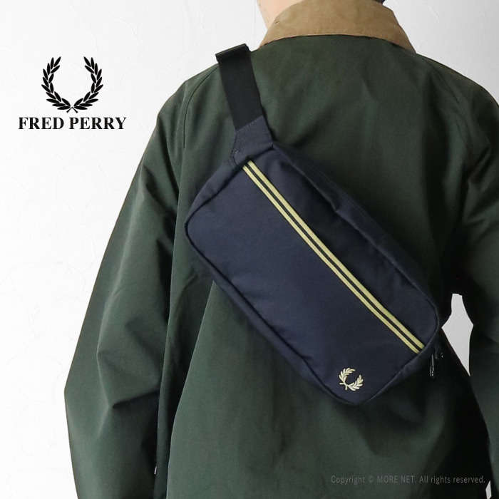 FRED PERRY（フレッドペリー） ティップテープクロスボディバッグ