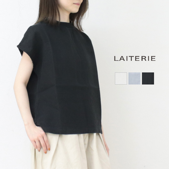 レイトリー LAITERIE リュールリネンボトルネックプルオーバー LB-116 トップス フレンチスリーブ レディース 2025春夏 /返品・交換不可/SALE セール｜モアネット casual select