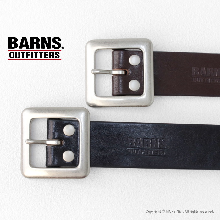 バーンズアウトフィッターズ BARNS OUTFITTERS 栃木レザー ギャリソンベルト LE-4342 メンズ レディース 日本製 40mm | BARNS OUTFITTERS | 07
