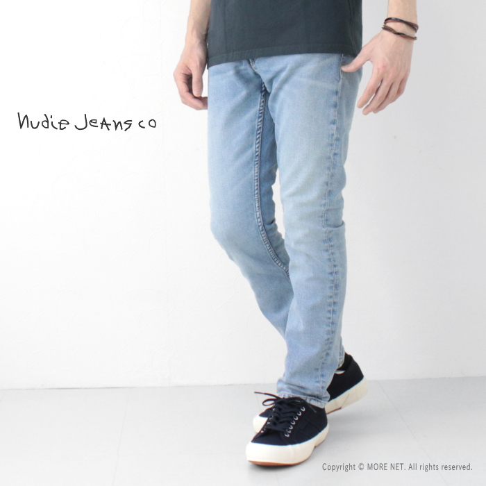 ヌーディージーンズ NUDIE JEANS スリムテーパード LEAN DEAN リーンディーン Blue Noise メンズ ストレッチ 2025春夏｜モアネット casual select